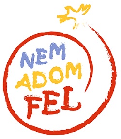 En luovuta (Nem Adom Fel) -säätiön logo