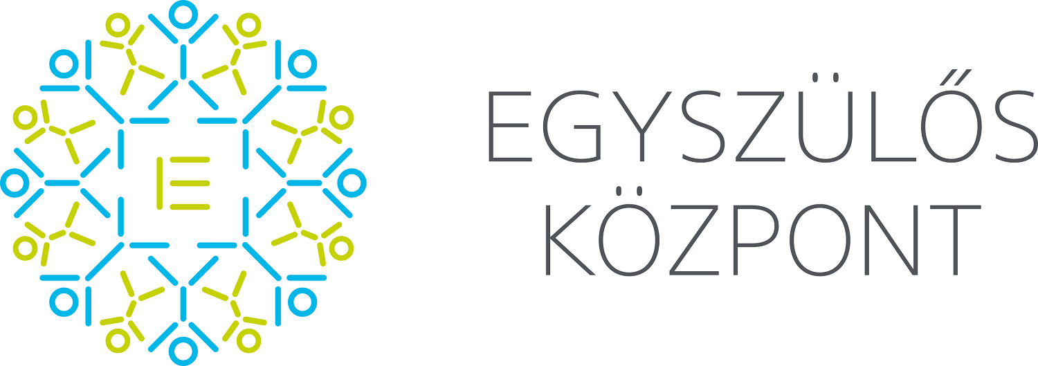 Yksinhuoltajakeskuksen (Egyszülős Központ) logo