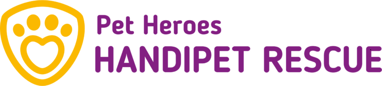 Pet Heroes HANDIPET RESCUE -järjestön logo