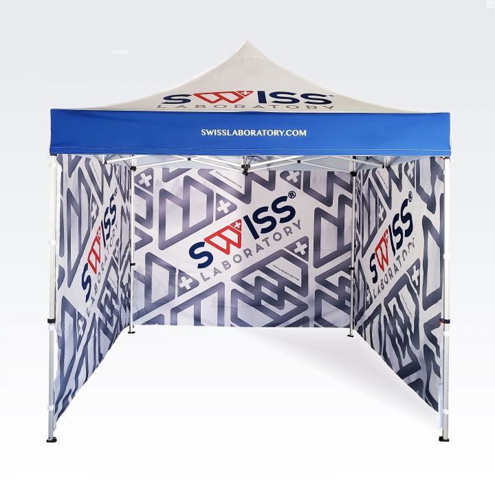 Nožnicový skladací stan na outdoorové eventy