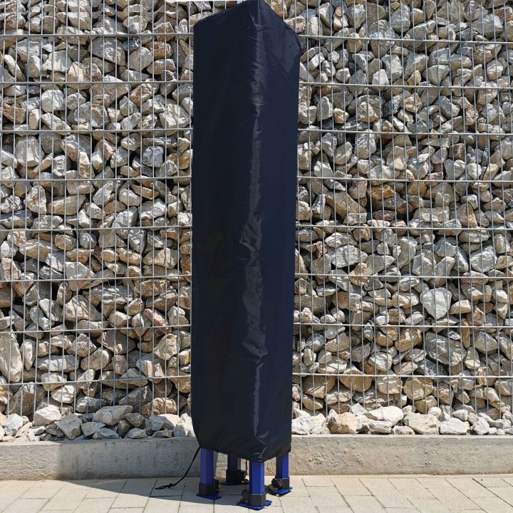 Kokoonpantuva 2x2m kokoontaitettava teltta kuljetuspakkauksessa – kompakti suoja markkinoille kuljetusta varten.